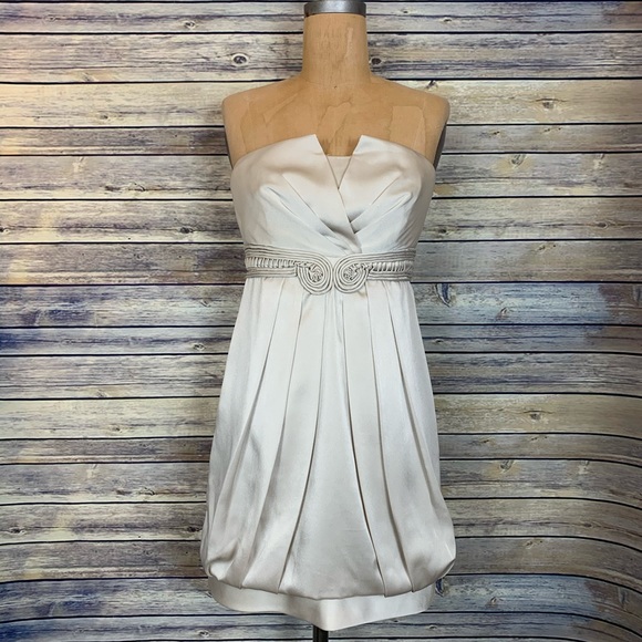 Bcbg maxaZria cocktail dress grey size 8 - Picture 2 of 8